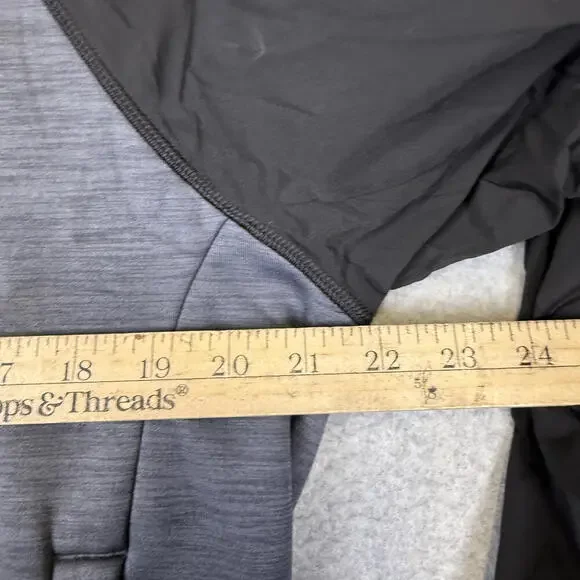Lululemon Men’s M Gray Black Intermission Bomber Jacket Zip Up
